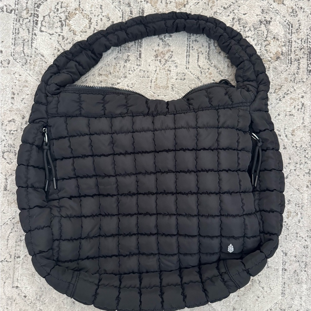 Black Quilted Shoulder Bag